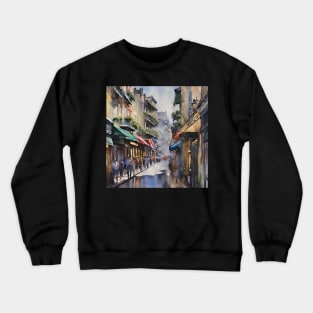 Memories of New Orleans - Bourbon Street Crewneck Sweatshirt